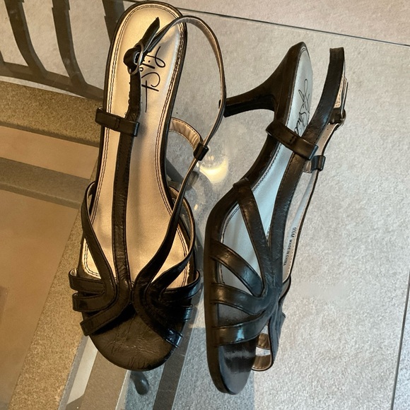 Misses LifeStride black strappy sandals 9.5 - Picture 3 of 3